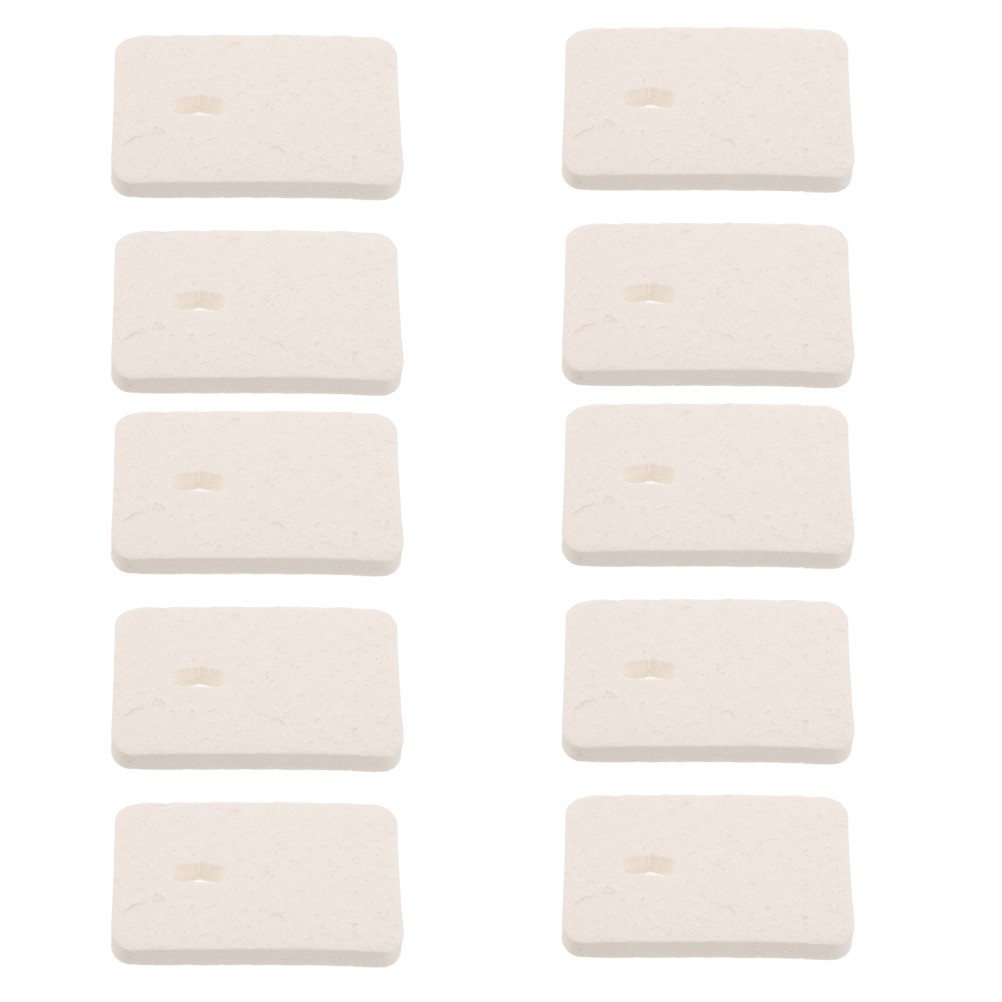 10pcs Compressed Wood Pulp Sponges, White Cleaning Sponges for Baby Bottles and