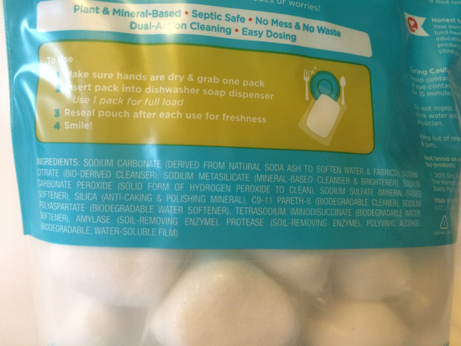11x Honest Dishwasher Packs 32 Loads Biodegradable Soap Detergent (352-Pods!) 🎁