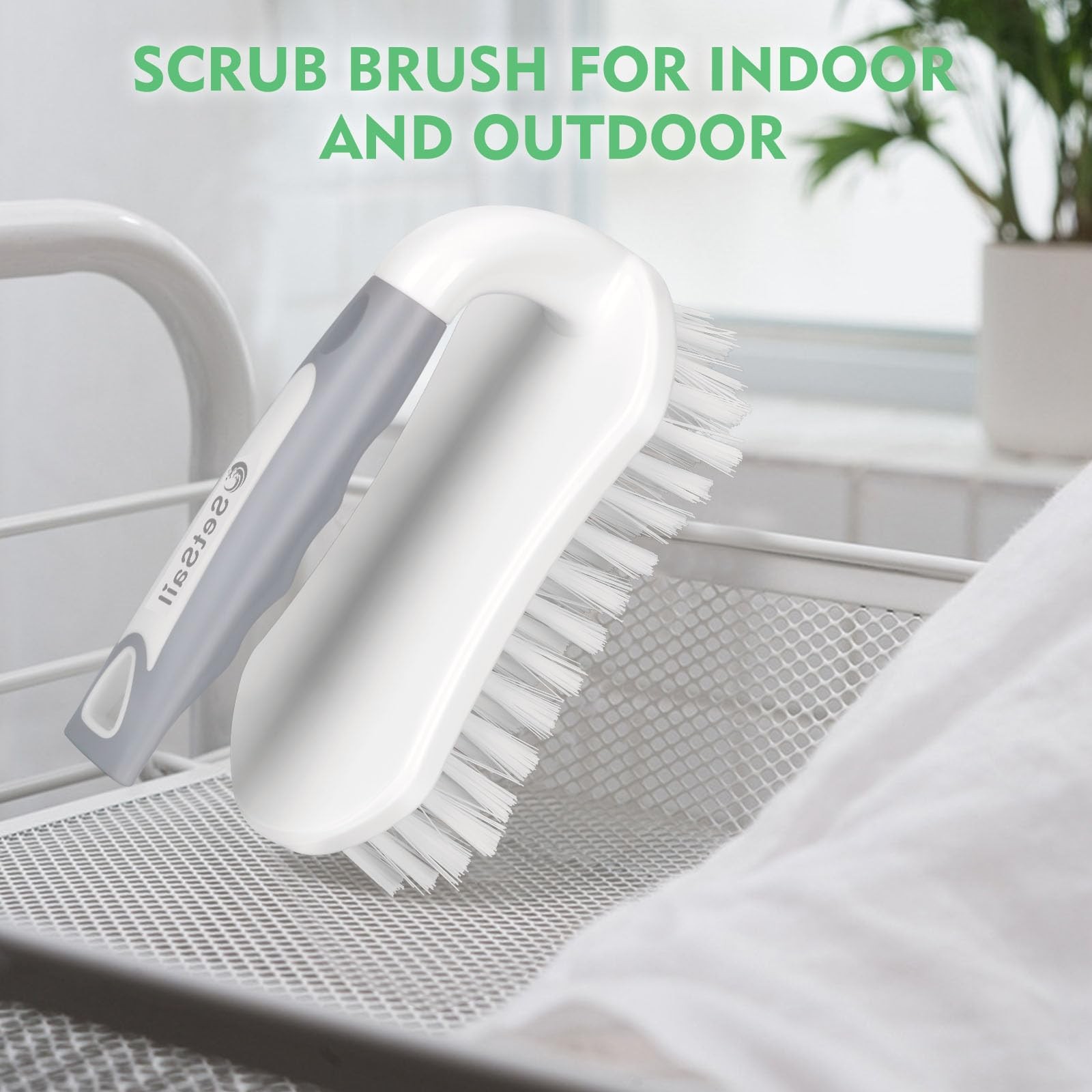 SetSail Scrub Brush, HeavyDuty Scrub Brushes for Cleaning with Stiff Bristles…