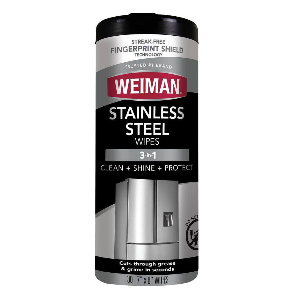 12 Oz. Stainless Steel Cleaner Wipes (6-Pack)