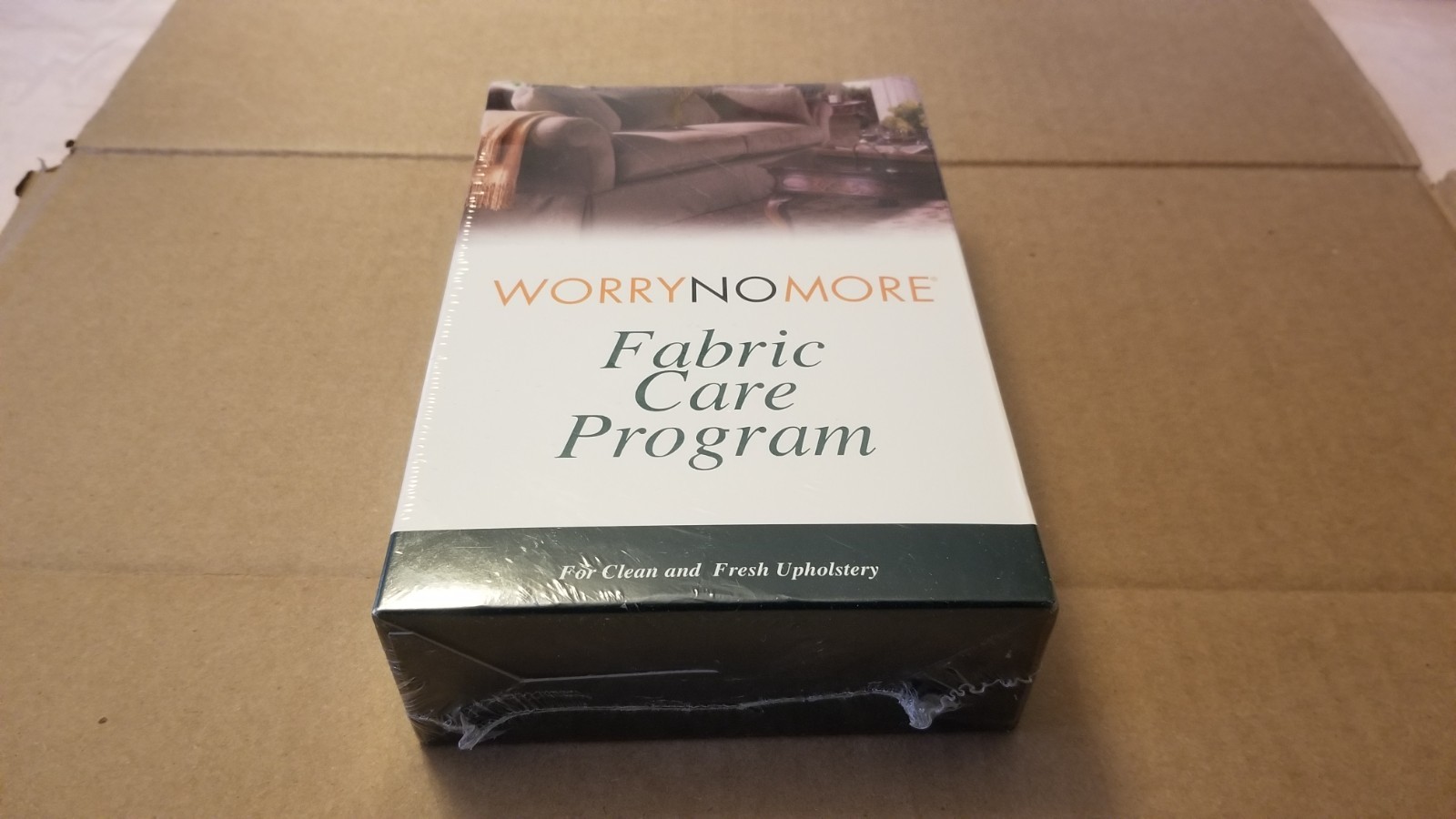 Worry No More Fabric Care Program kit clean & fresh upholstery New sealed