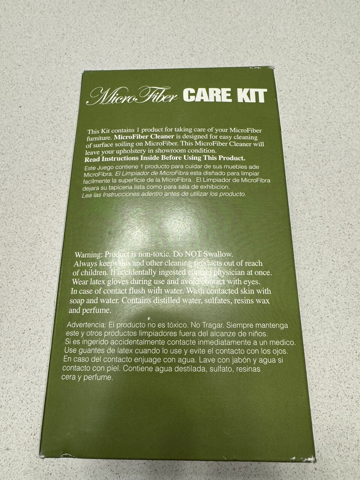 Micro Fiber Care Kit For Upholstery
