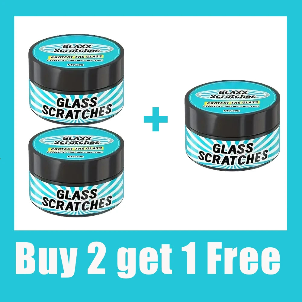Glass Scratch Repair Paste – Universal for Repairing Scratches on Car Windows, B