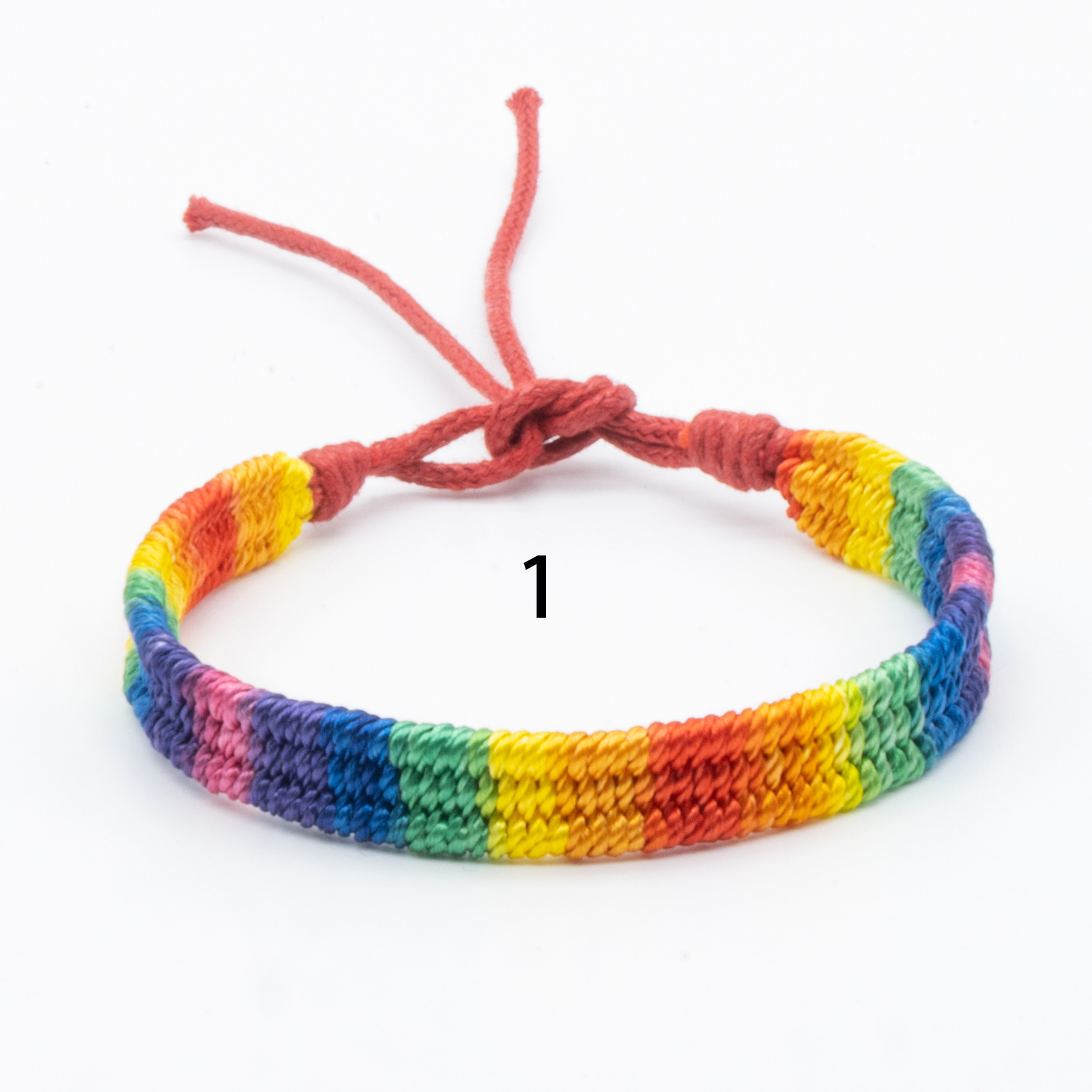 Weaving Fashion Rainbow Multi Color Bracelet