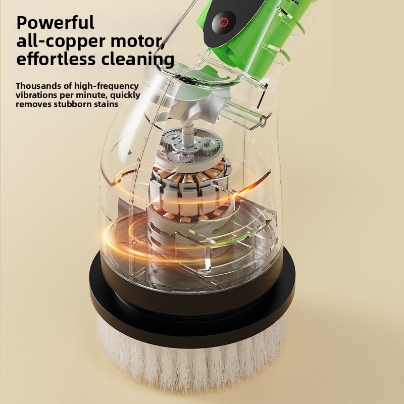9-in-1 Electric Cleaning Tool with 9 Brush Heads 3 Speeds for Home Cleaning