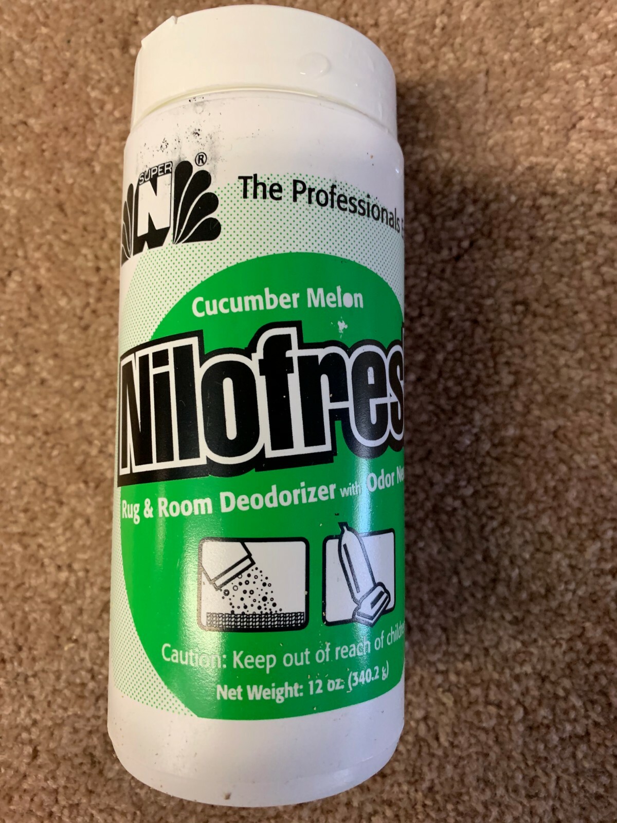 Nilofresh Cucumber melon Scent Rug and Room Deodorizer Odor Neutralizer 12-NFL