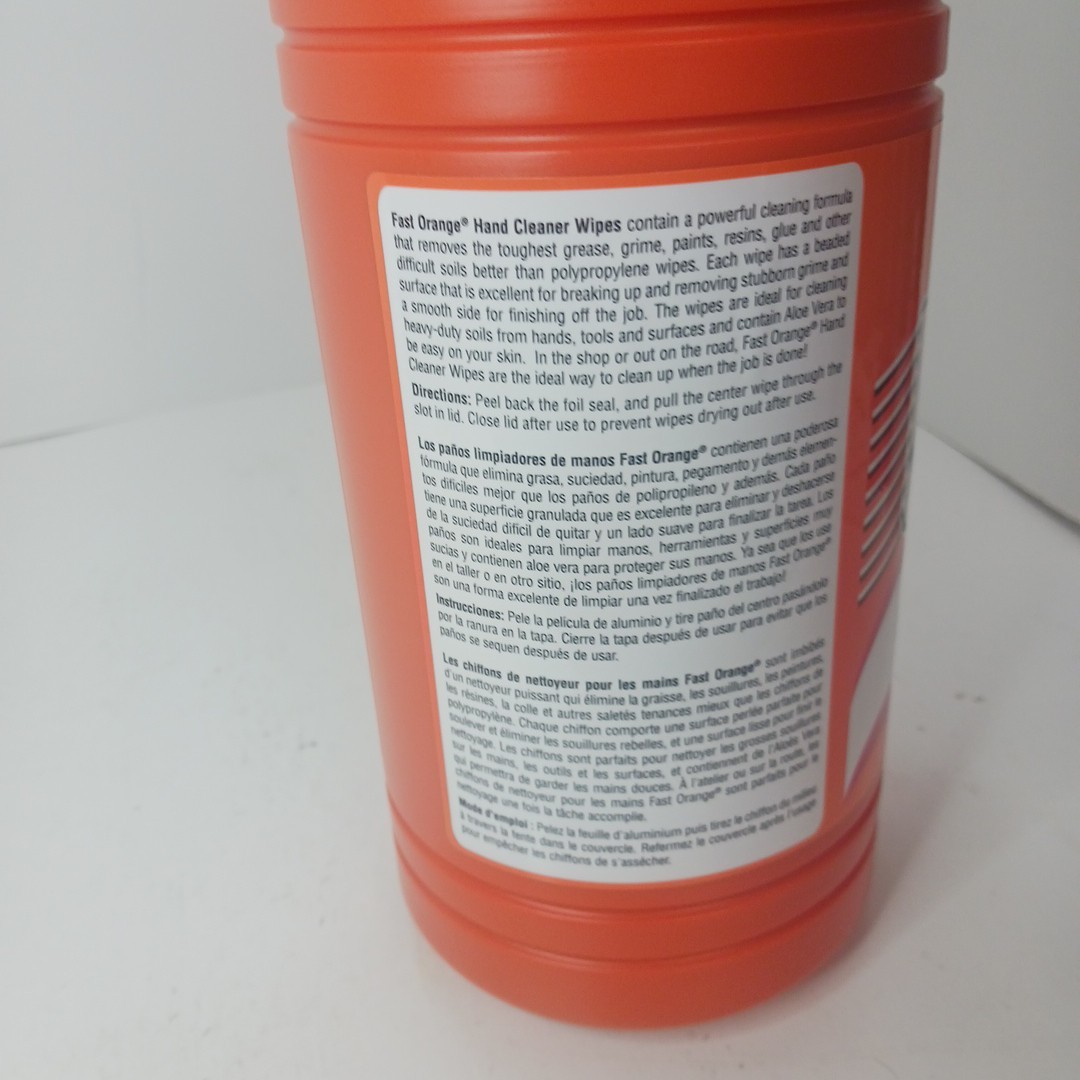 Permatex 25051 Fast Orange Hand Cleaner Wipe 72 Count SEALED NEW