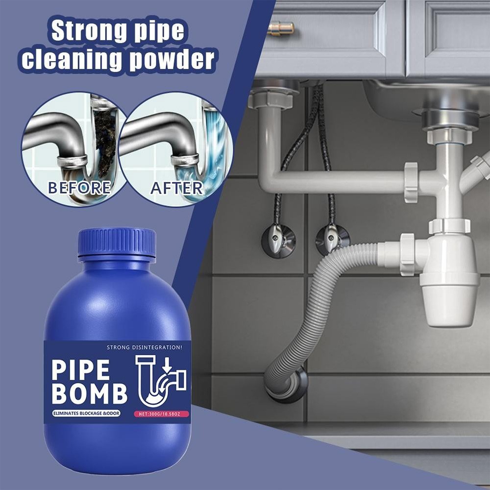 Fast Drain Remover Sink Dredge Pipe Cleaning Powder Clean Sewers Eliminate Odors