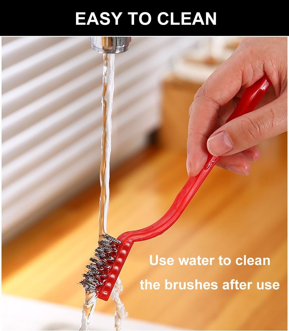 3 Pack Brass Wire Brushes for Effortless Rust Removal & Metal Cleaning