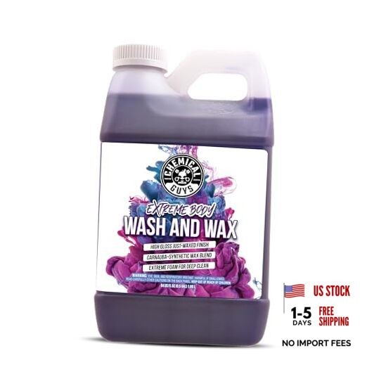 & Wax Foaming Car Wash Soap – Soap for 64 Ounce (Pack of 1) Extreme Bodywash
