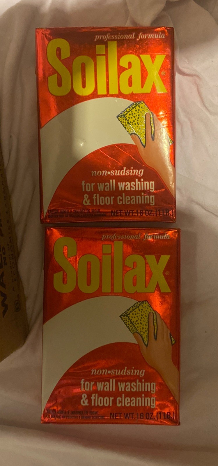 NOS Vintage 1 Lb SOILAX Professional Formula Wall & Floor Cleaner 2 Box Lot NEW