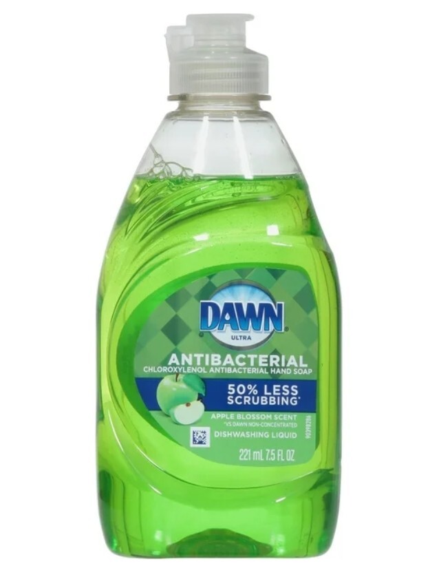 Dawn Ultra Dish Liquid Soap, Anti- Bacterial Apple Blossom Scent, 7.5 Fluid Ounc