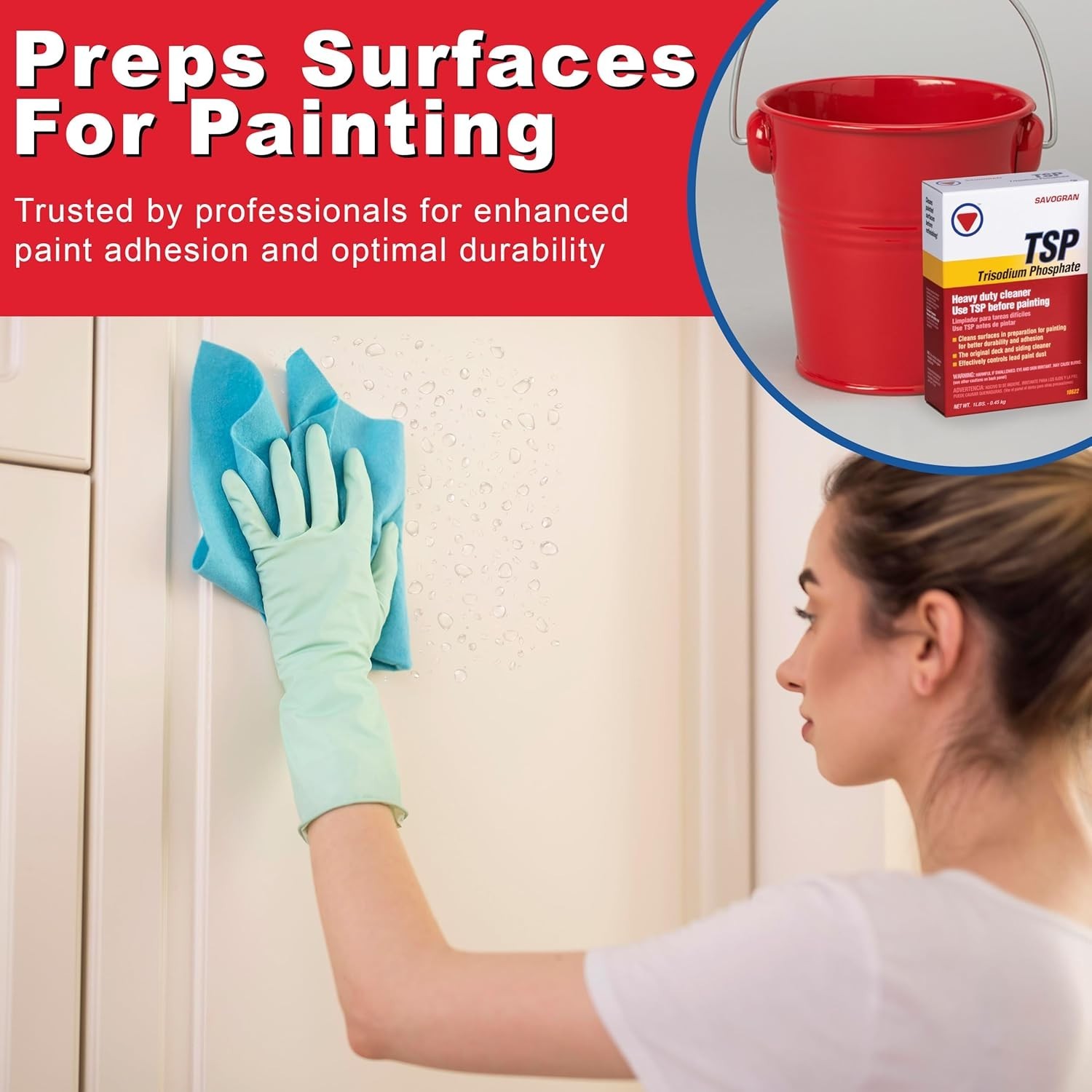 16oz Heavy-Duty Trisodium Phosphate Cleaner for Paint Preparation & Surface Prep