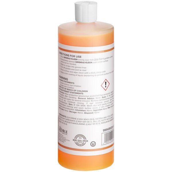 Griddle Kleen from Noble 32 oz. (4 Bottles) Ready-to-Use Liquid Grill Cleaner