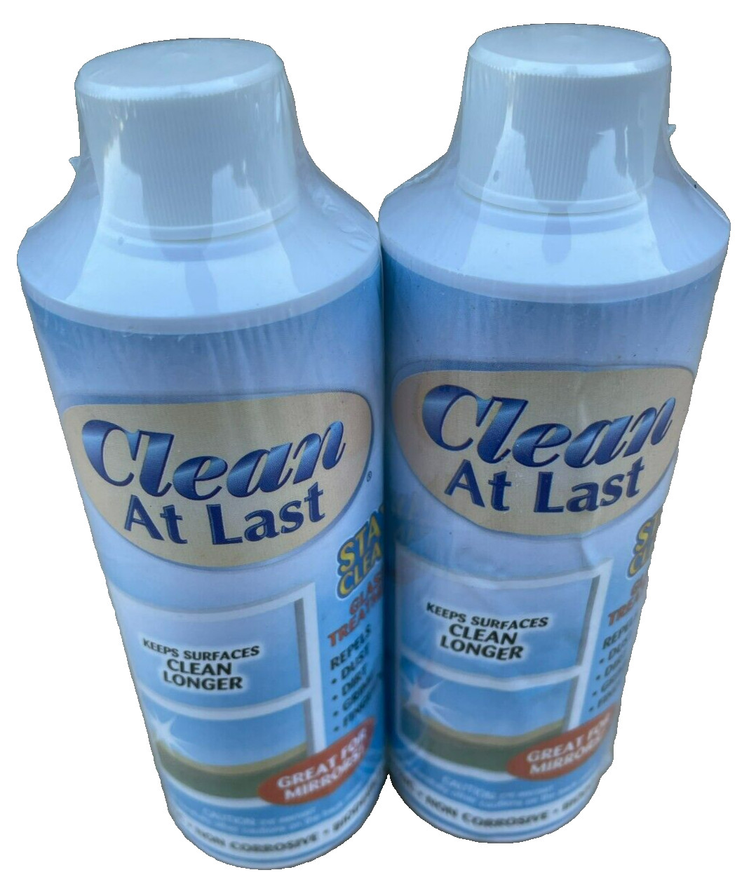 Clean At Last Glass Treatment, 8 Ounces Each (Lot of 2)
