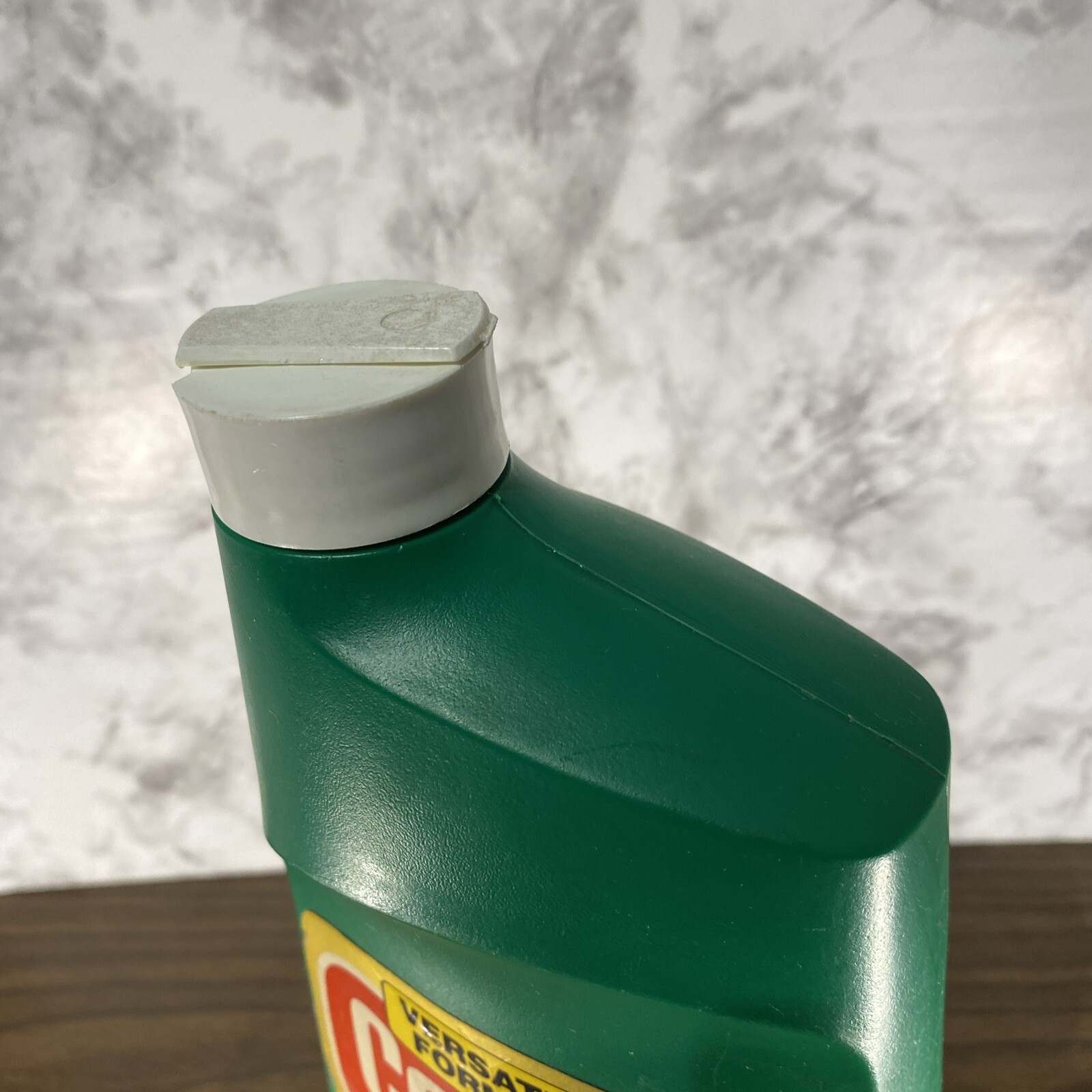 VTG COMET Liquid Cleaner In Green Plastic Bottle RARE 32oz (2lb) Half Full