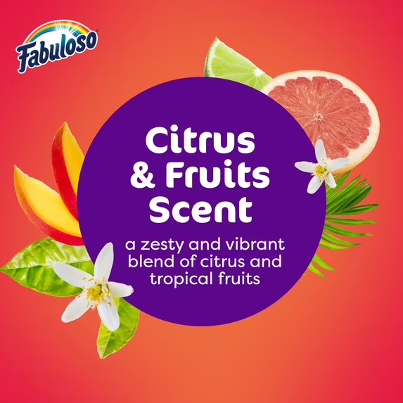 2X Multi-Purpose Cleaner with Baking Soda Citrus and Fruits Scent 56 fl oz