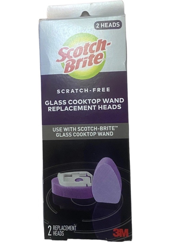 Scotch Brite Scratch-Free Glass Cooktop Wand Replacement Heads 2 Ct