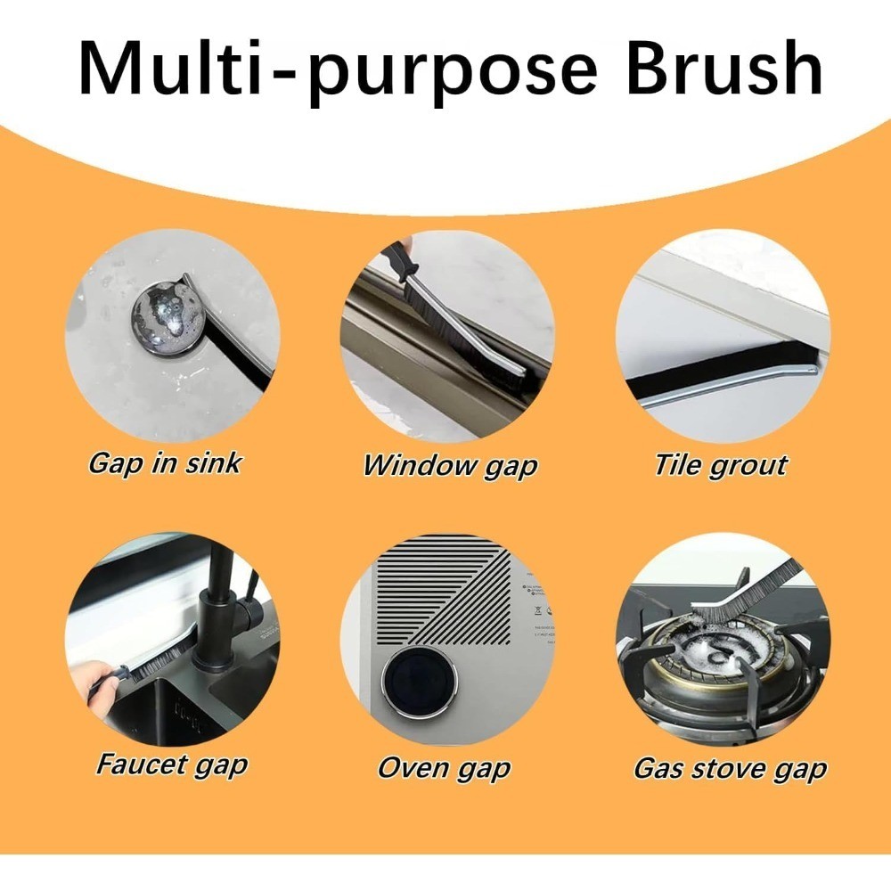6Pcs Crevice Cleaning Brush, Cleaning Tools for Household Use, Multifunctional