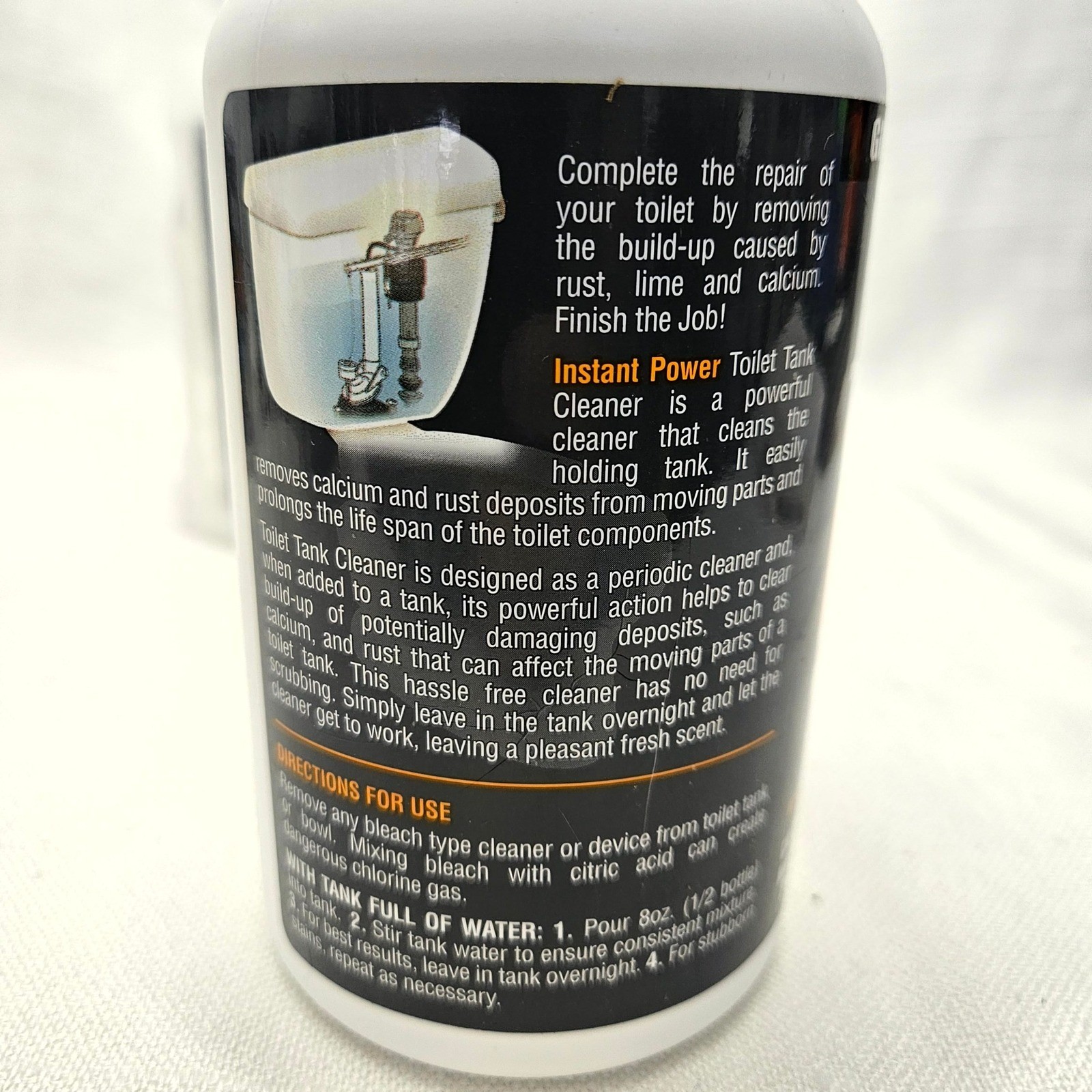 Instant Power Toilet Tank Cleaner 1lb White 2 Pack Rust Mineral Remover