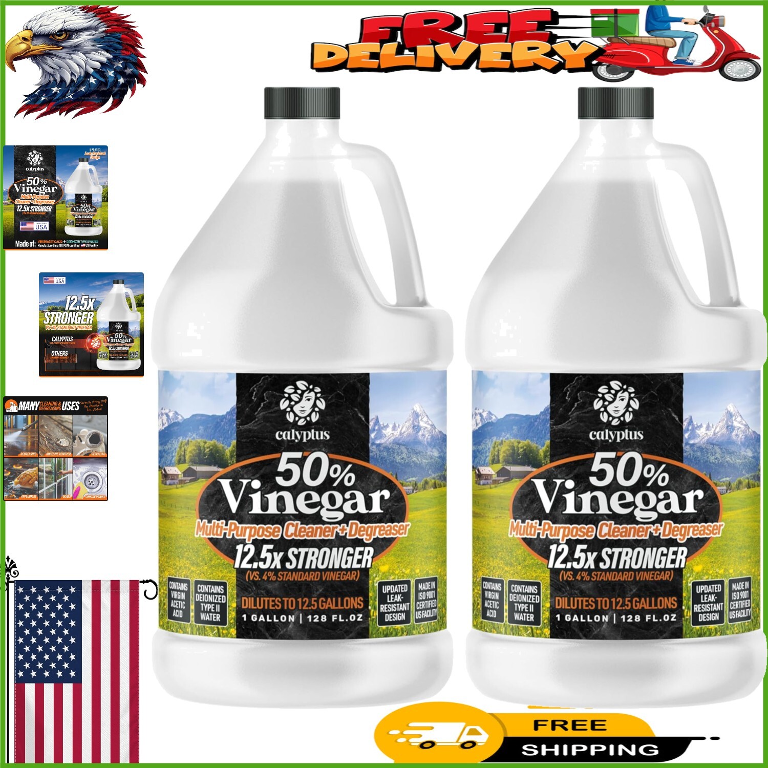 Ultimate Power: 50% Pure Vinegar Concentrate – Ideal for Home & Outdoor Use