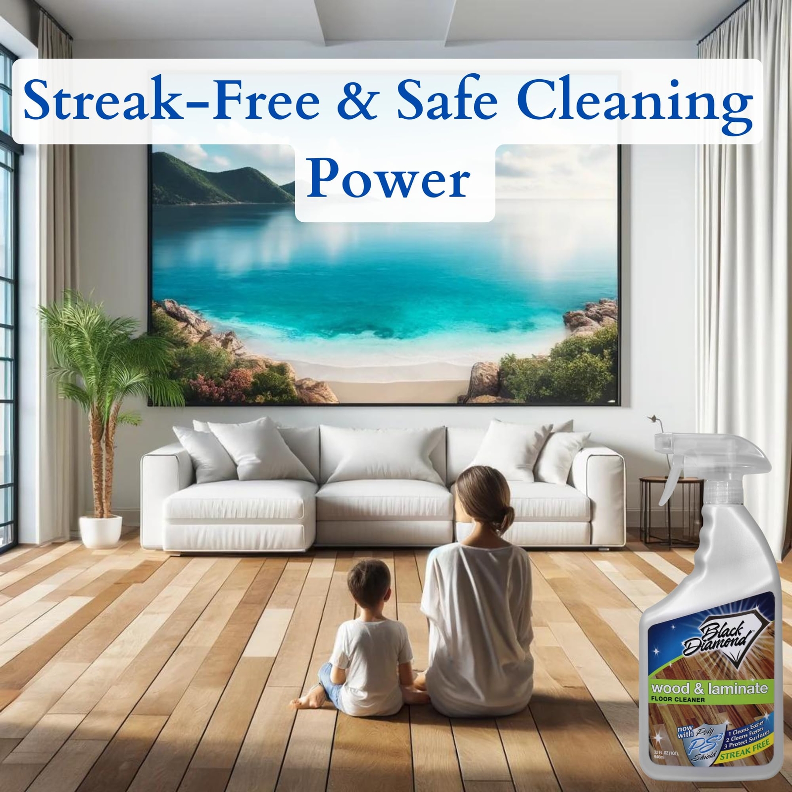 Wood & Laminate Floor Cleaner: For Hardwood, Real, Natural & Engineered Floor…
