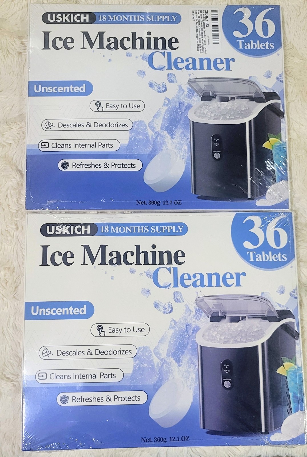 Ice Machine Cleaner Descaler Tablets 72 Ice Cleaner Compatible (2)USKICH 📌📌