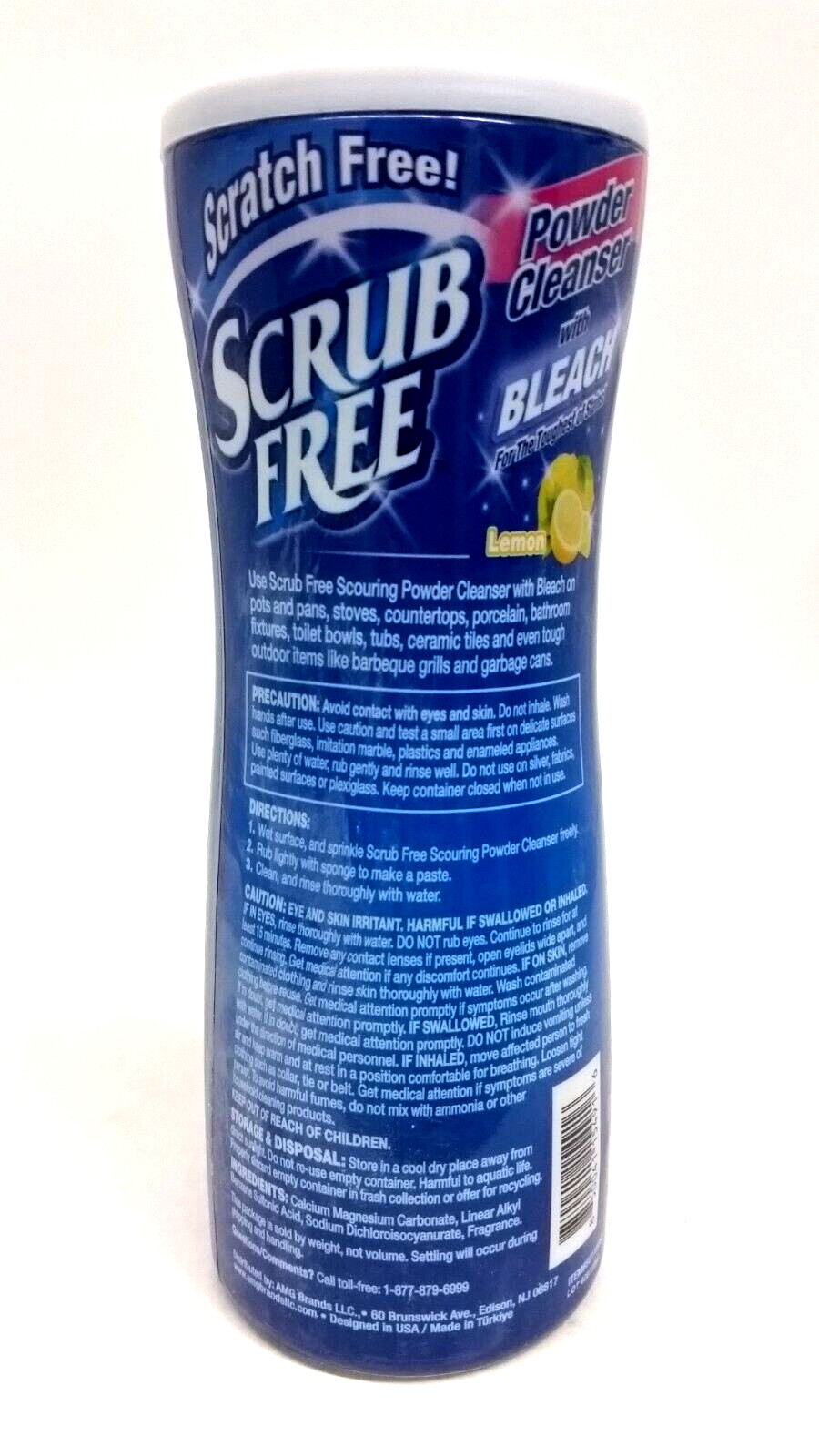 LOT 4 ScratchFree Scrub Free Powder Cleanser w/ Bleach Lemon Scent 21ozEa SEALED