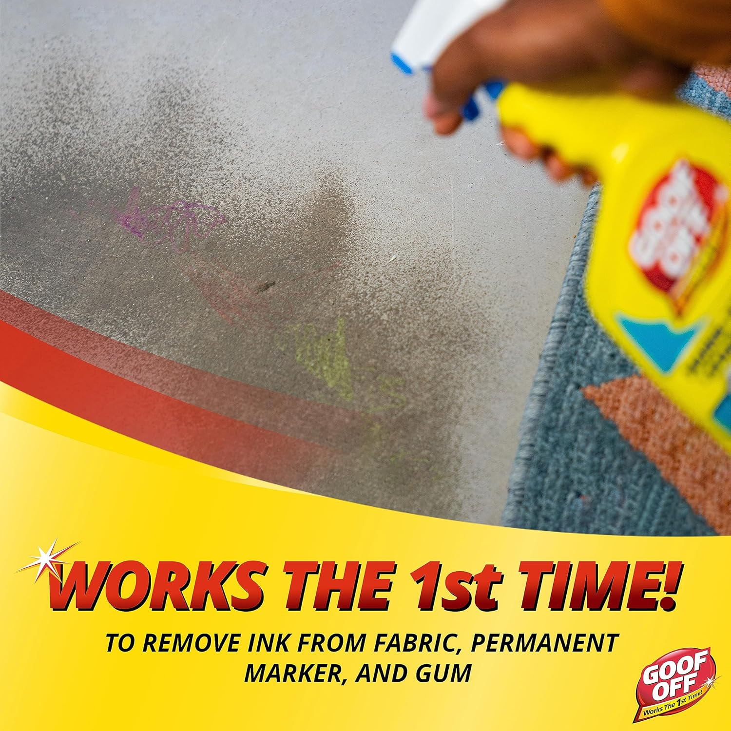 Goof Off 22 Oz Heavy Duty Stain Remover Trigger Spray For Tough Messes