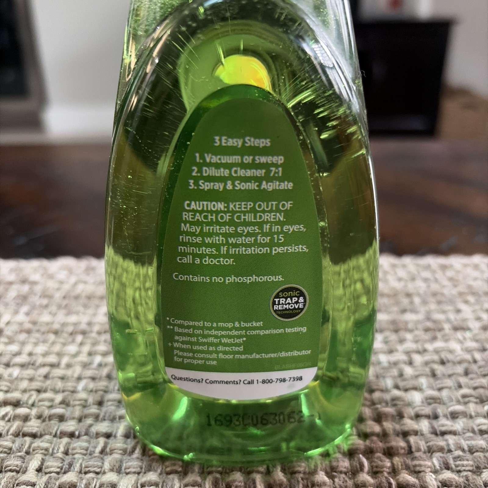 Shark Wood Tile Hard Floor Cleaner Italian Citrus Non-Streak 8 oz
