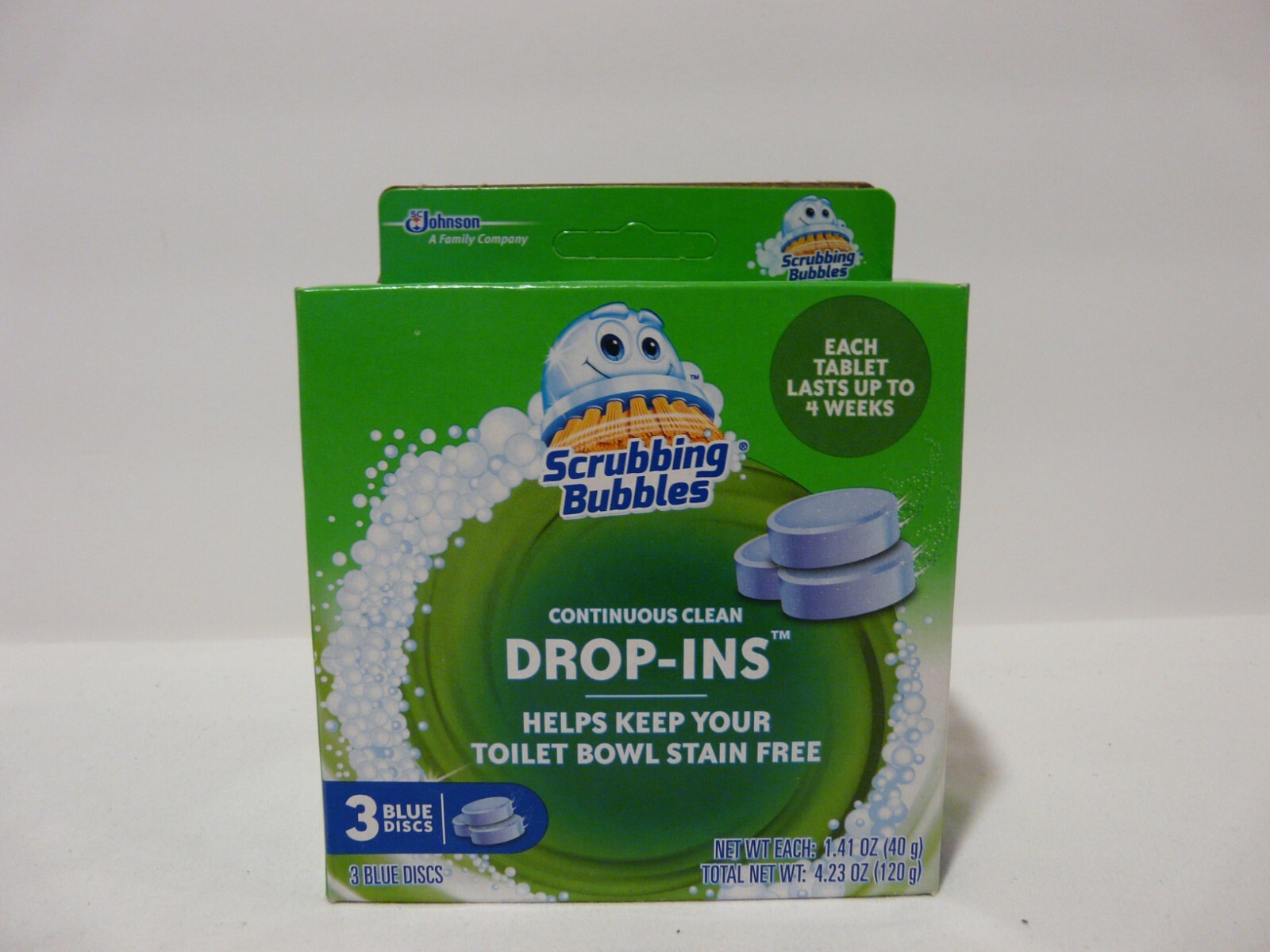 Scrubbing Bubbles Continuous Clean Drop Ins 1 pkg 3 blue discs