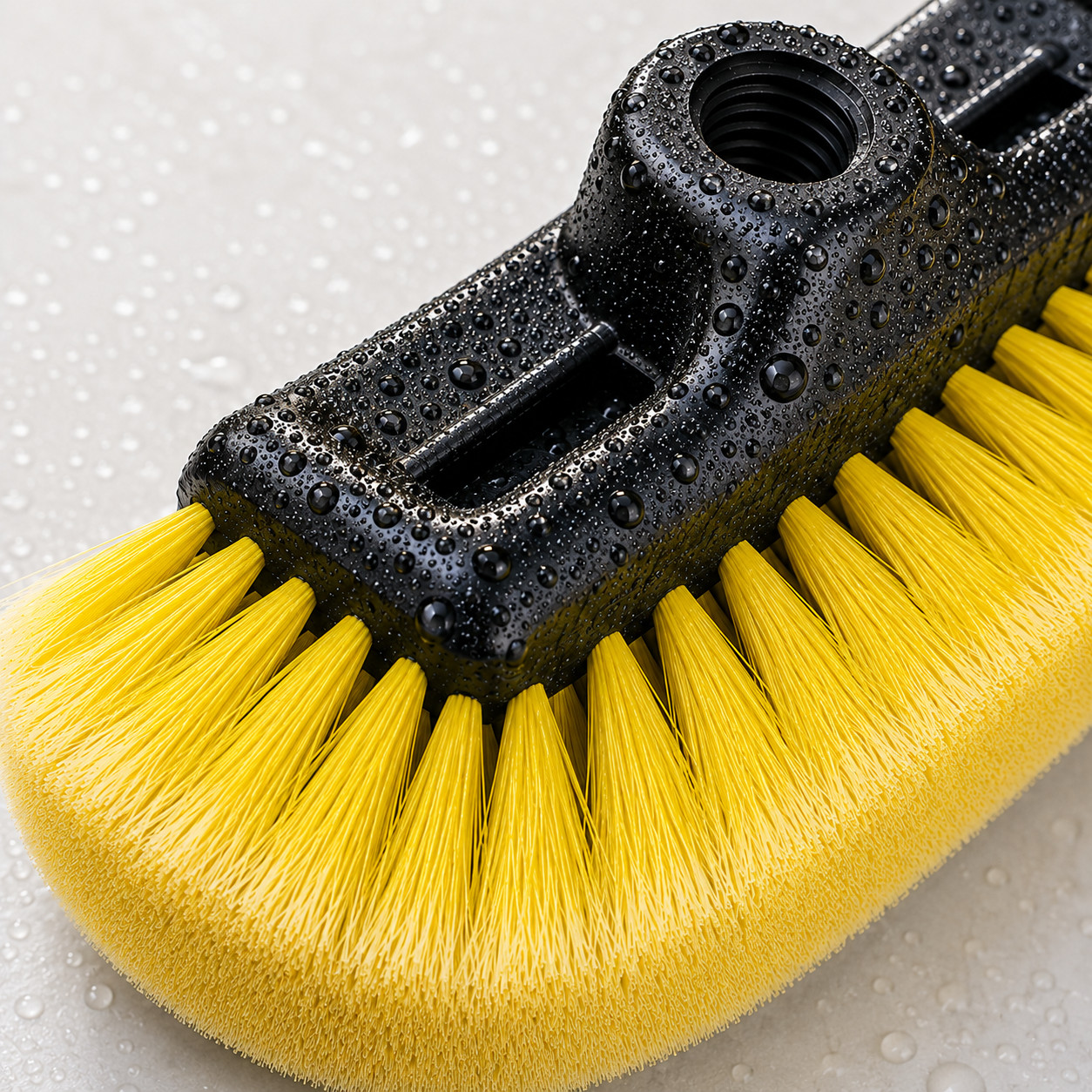 soft bristle car wash brush head- gentle auto cleaning tool