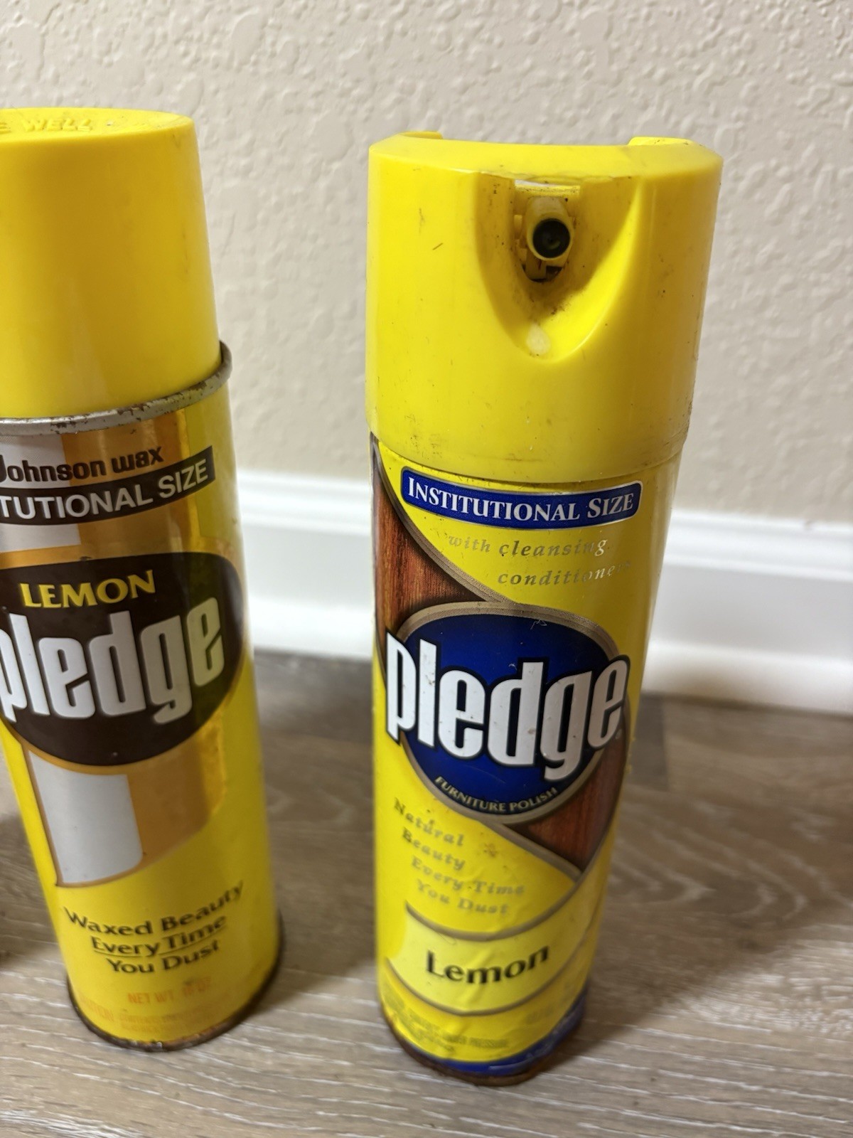 1980’s Original Pledge Furniture Polish spray vintage 1989 7oz 90% full
