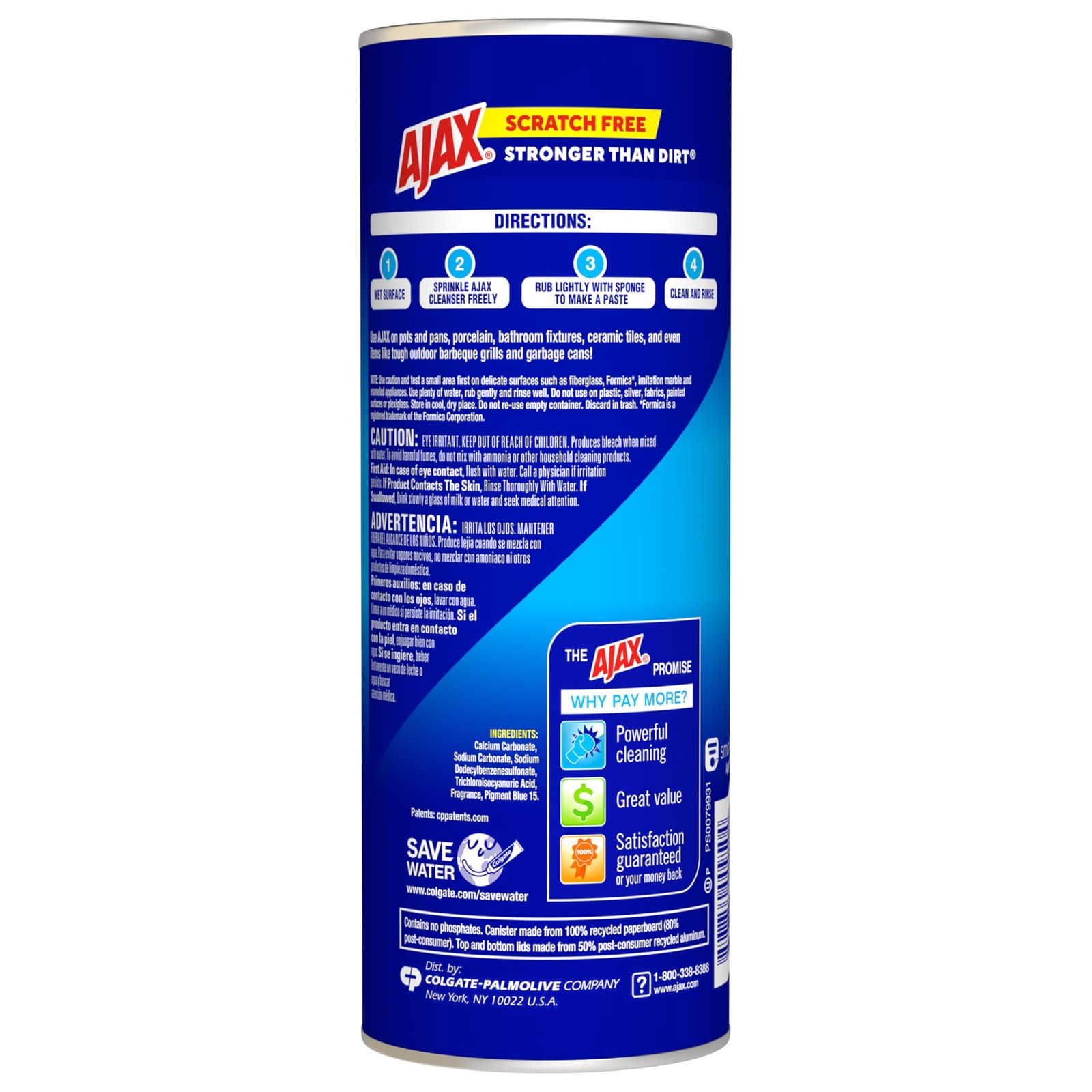 Powder Cleanser with Bleach – 21 ounce (Pack of 12)