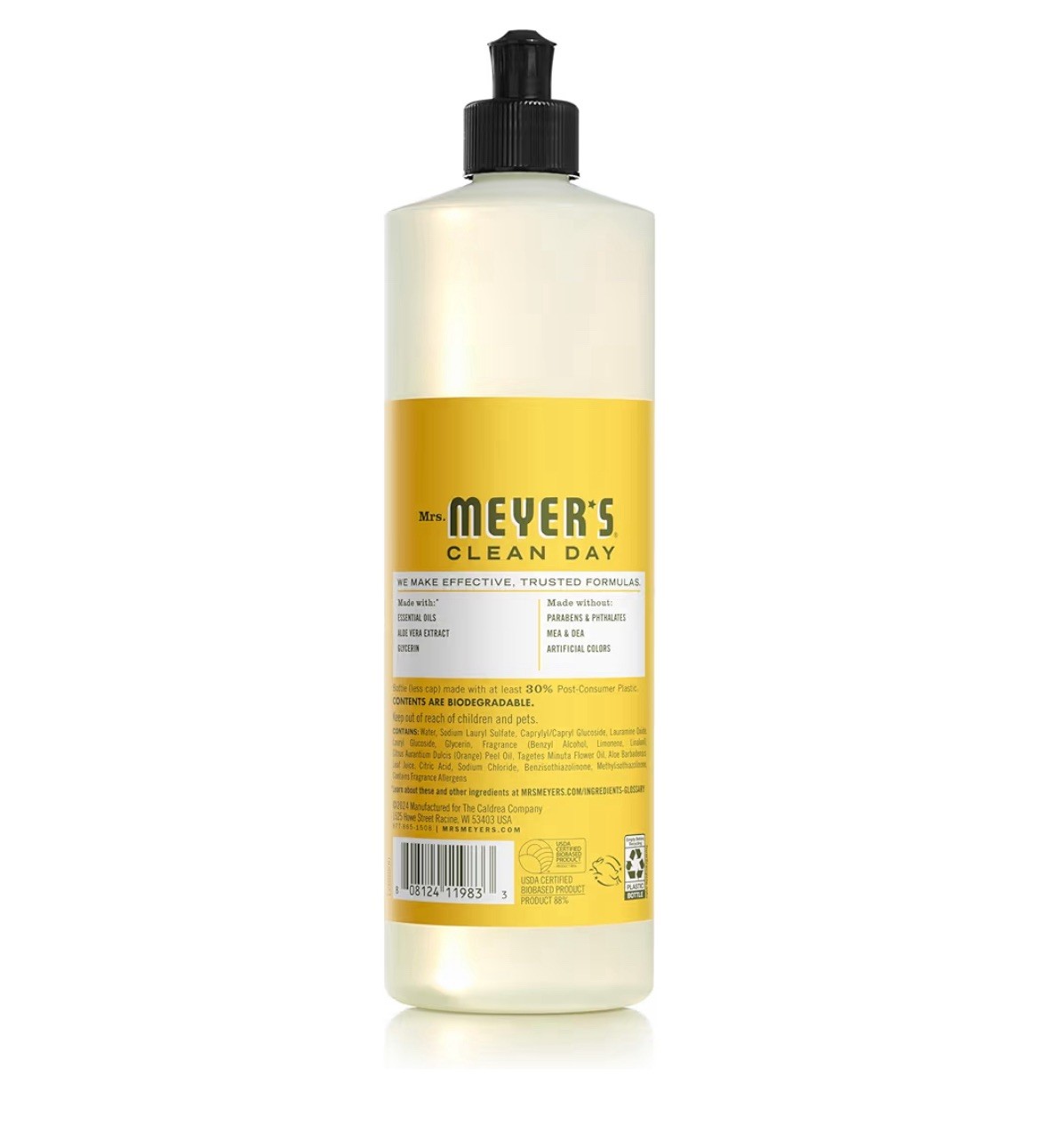 Mrs. Meyer’s Clean Day Dish Soap Daisy Scent 16 fl oz – Limited Edition