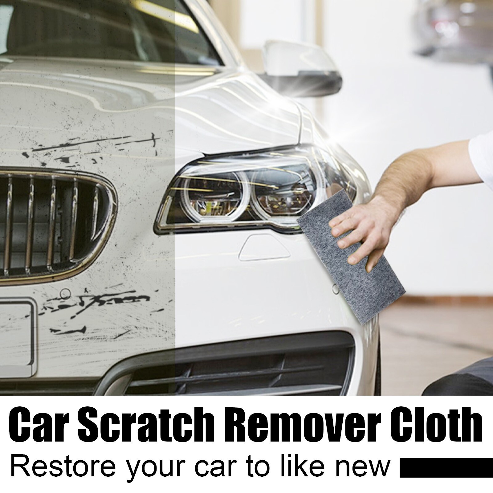12~36PCS Nano Sparkle Cloth For Car Scratches Nano Magic Cloth Scratch Remover