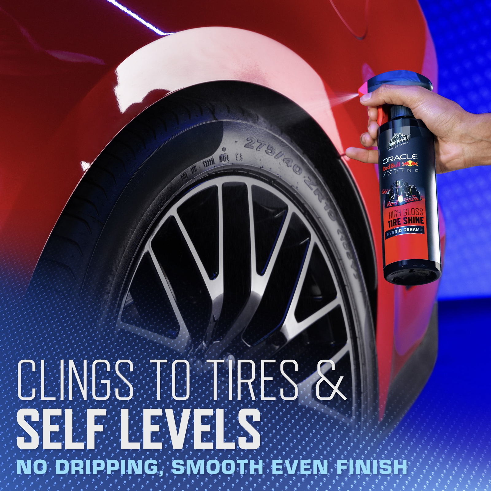 NEW,(2 packs) Mixed ceramic high gloss tire flash spray, 16 fluid ounces