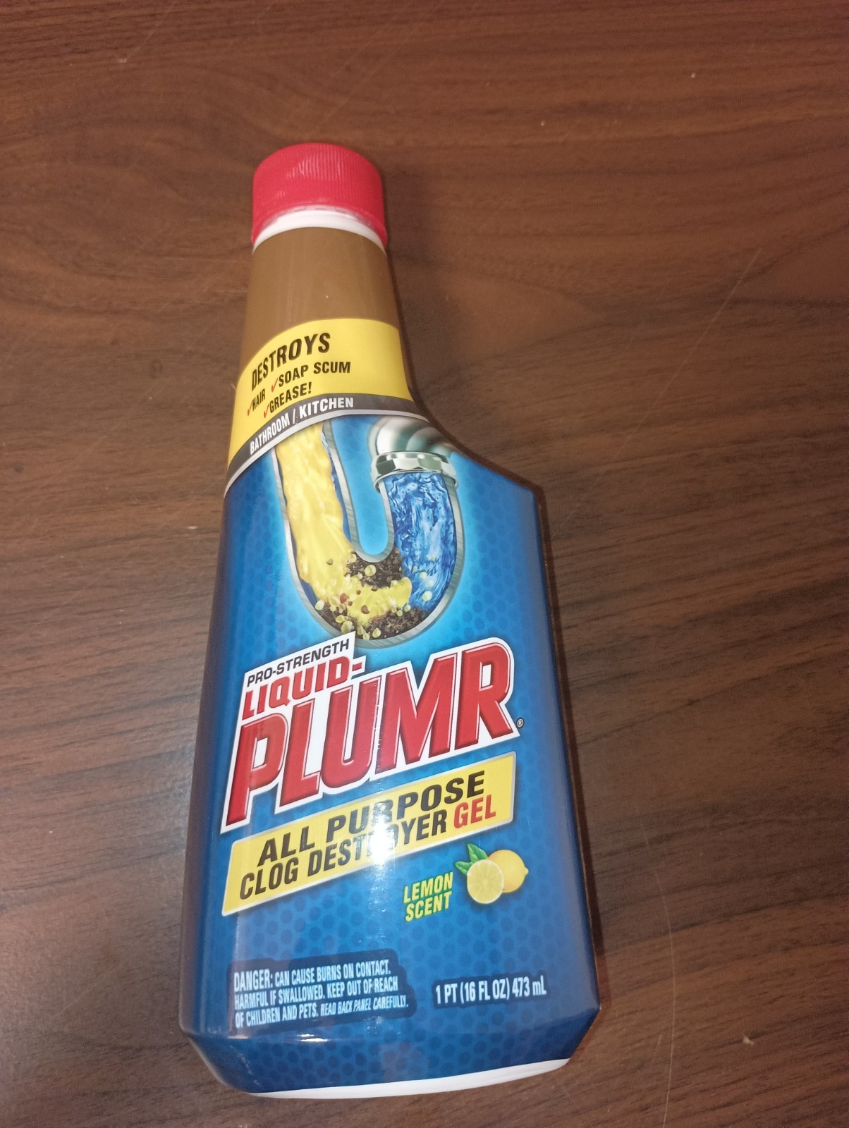 Liquid-Plumr Pro-Strength Clog Destroyer Gel 16oz