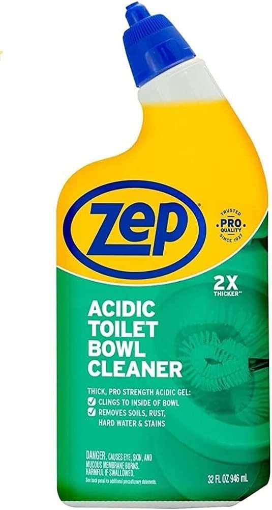 Zep Professional strength Acidic Gel Toilet Bowl Cleaner (32 fl oz) pack 2