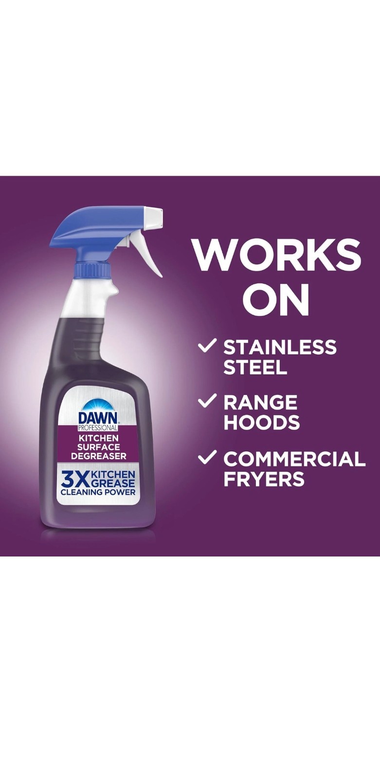 Dawn Professional Kitchen surface degreaser