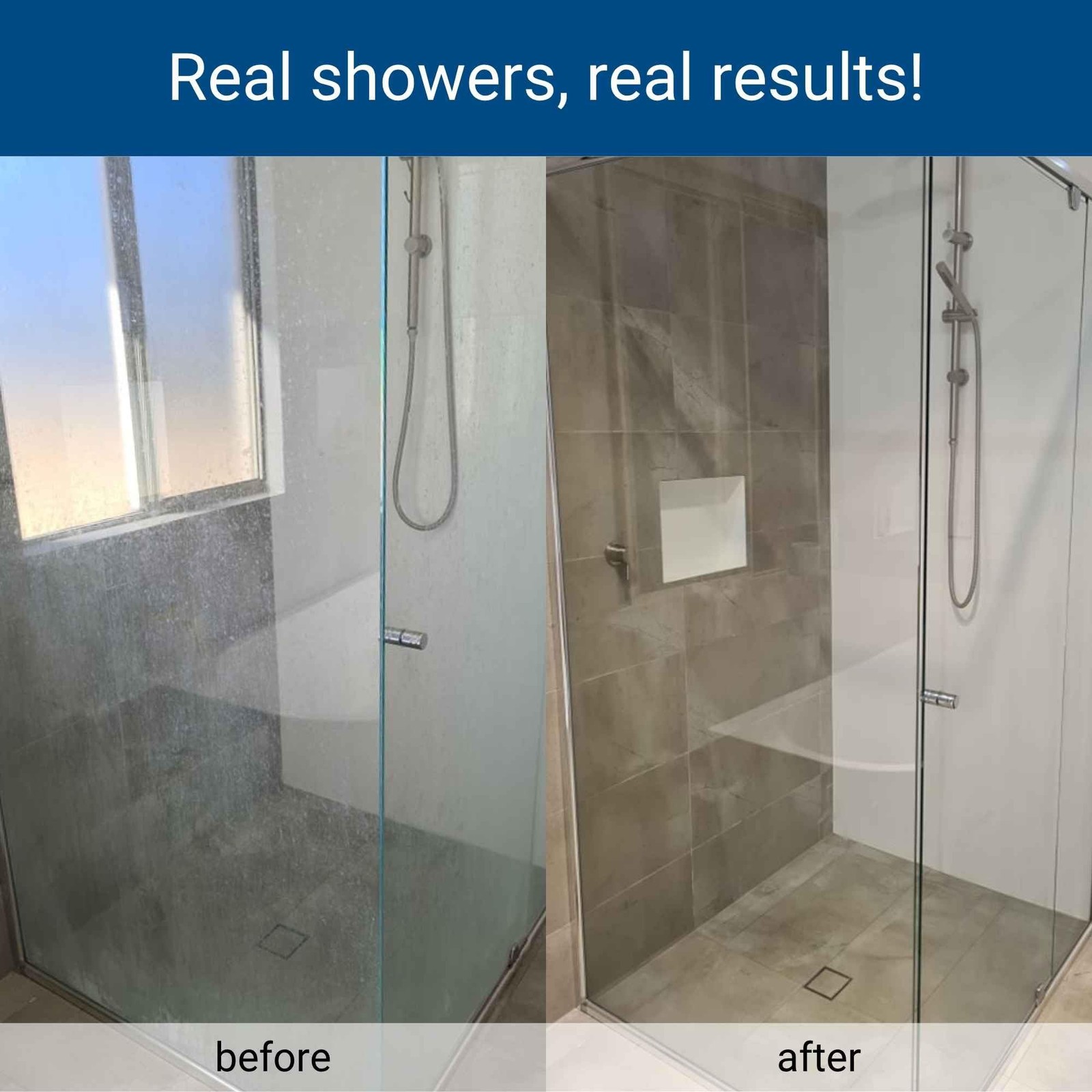 Shower Door Glass Polish – Water Spot & Hard Water Stain Cleaner for Cloudy S…