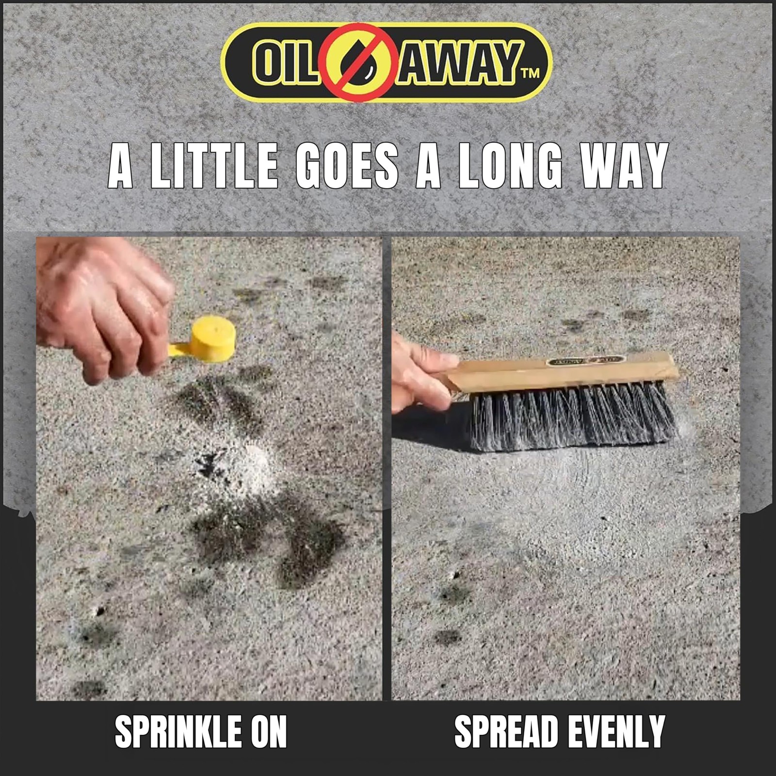 Oil Away Driveway Cleaning Starter Kit | Fight Stains | Brighten Driveway | D…