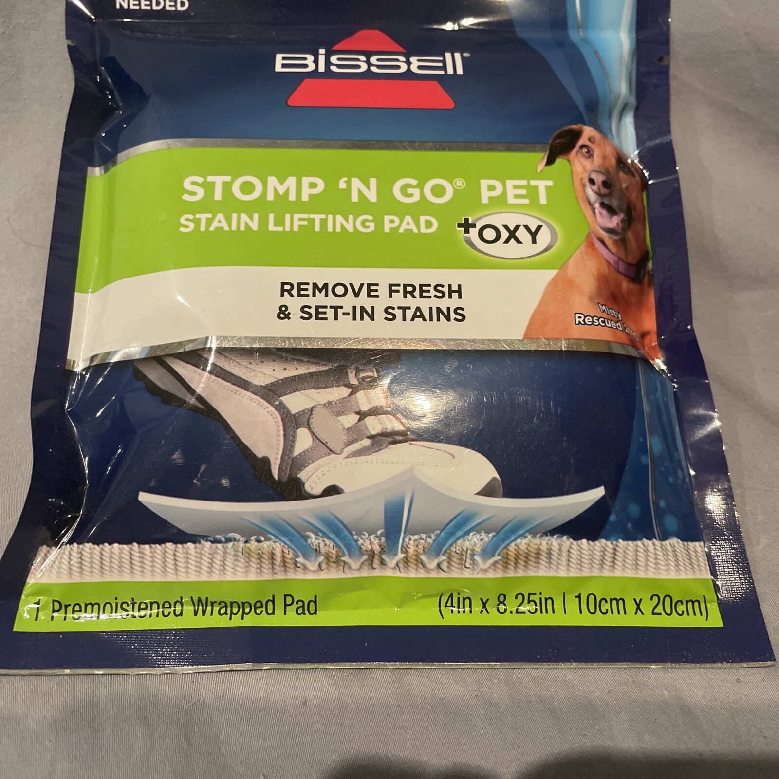 Bissell Stomp ‘N Go Pet Lifting Pad + Oxy for Stain Removal on Carpet & Rugs