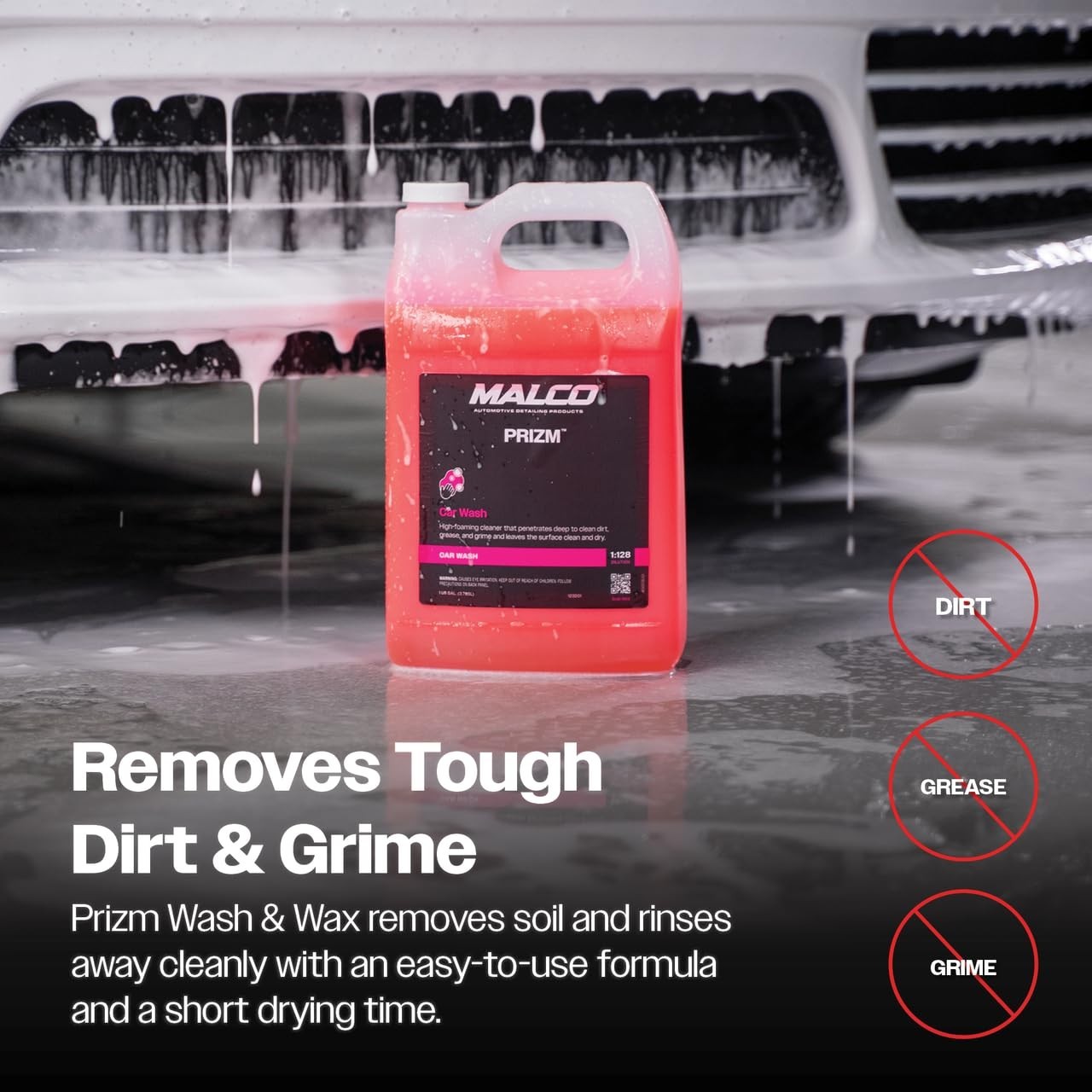 High-Foaming Car Wash Cleaner – 1 Gallon, Removes Dirt & Grime, Excellent Value