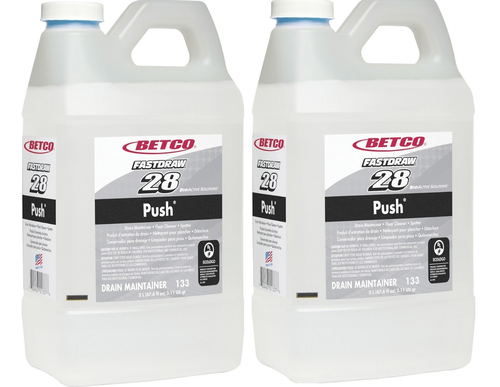 BETCO Fastdraw 28 Push Multi-Purpose Cleaner Odor Eliminator 2L-Classic Mint 133