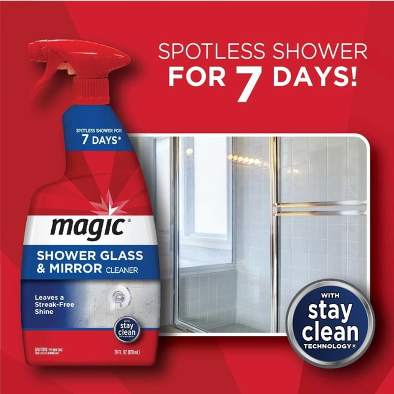 Magic® SHOWER GLASS MIRROR Mold Stains CLEANER