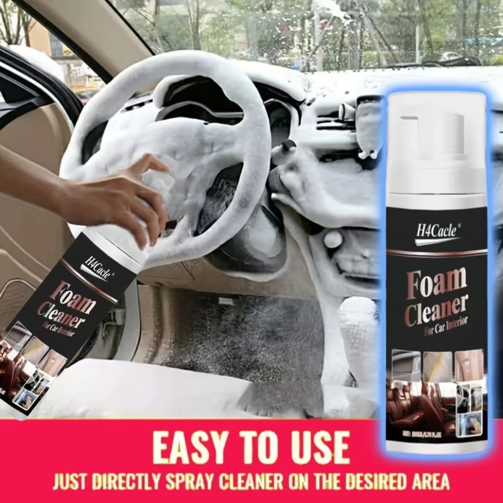 Multi Purpose Foam Cleaner Spray Car Interior Deep Cleaning Leather Seat 6.76oz