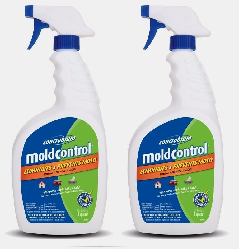 2 CONCROBIUM 32oz Mold Control Trigger Spray Siamons 025/326 Kills Prevents Rv’s