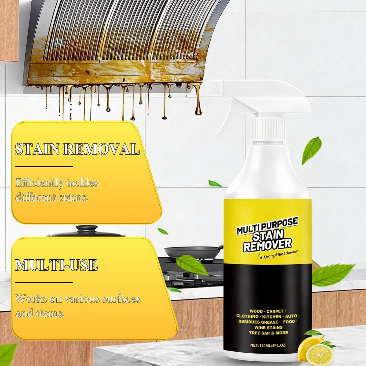 2PCS Alien Multi-Purpose Stain Remover, All Purpose & Stain Remover for Kitchen,