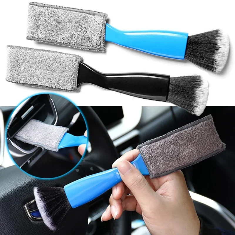 1Pcs Car Cleaning Tools Air Conditioning Air Outlet Clean Dust Removal Soft Brus